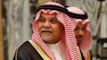 In this Wednesday, June 4, 2008 photo, Saudi Prince Bandar bin Sultan seen at his palace in Riyadh, Saudi Arabia. (AP)
