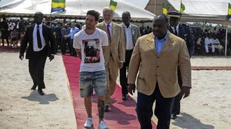 Messi lays first stone of 2017 African Cup venue in Gabon