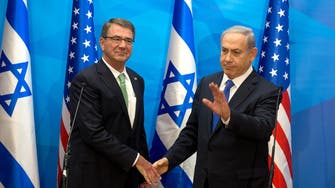 Pentagon chief meets Israel PM to discuss tensions over Iran deal