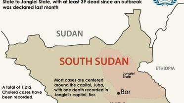 Infographic: South Sudan Cholera outbreak spreads