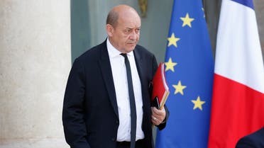Le Drian, who is currently on a tour of Africa, is to hold talks with Egypt's President Abdel Fatah al-Sisi and other Egyptian officials during his trip. (Reuters)