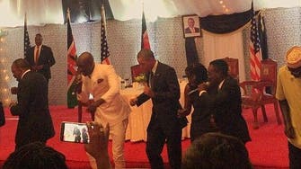 Obama shows off dance moves with Kenyan pop stars 