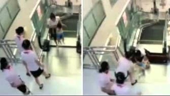 Video: Toddler’s mother dies in freak escalator accident 