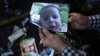 Palestinian toddler burnt to death in arson attack