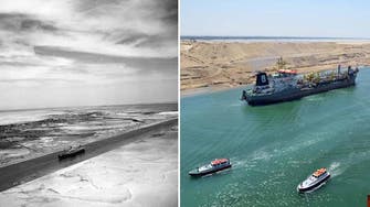 Before and after: A look at Egypt's Suez Canal, past and present
