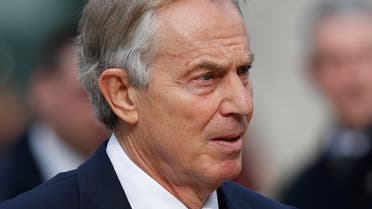 Former British Prime Minister Tony Blair arrives to attend the Service of Commemoration – Afghanistan, at St Paul's Cathedral in London, Friday, March 13, 2015. The Queen and Britain's prime minister are joining veterans in a service to commemorate the end of Britain's combat operations in Afghanistan. Almost 150,000 Britons served in the conflict, and 453 died. (AP Photo/Lefteris Pitarakis)