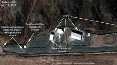 A satellite image released by U.S.-based Institute for Science and International Security (ISIS) shows the status of the site at the Parchin military complex that has been linked to high explosive work related to the development of nuclear weapons in Iran 