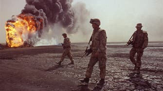 Burning Kuwaiti oil wells still drain Iraqi budget