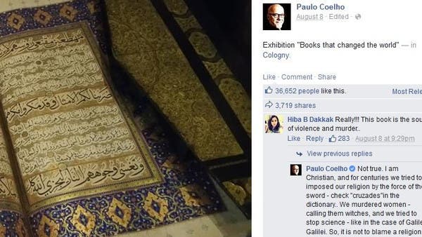 Paulo Coelho defends Quran as 'book that changed the world ...