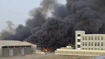 Arab coalition bombs Yemen’s Hodeidah port
