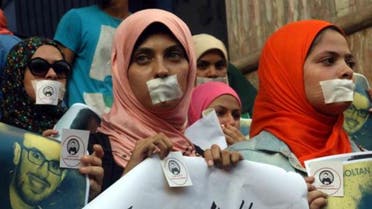 Protest Egypt media - Reuters 