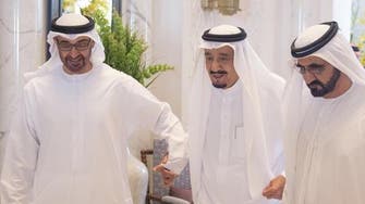 King Salman receives Mohammed bin Rashid, Mohammed bin Zayed