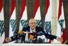 Lebanon's Prime Minister Tammam Salam speaks during a news conference at the government palace in Beirut, Lebanon, August 23, 2015. (Reuters)