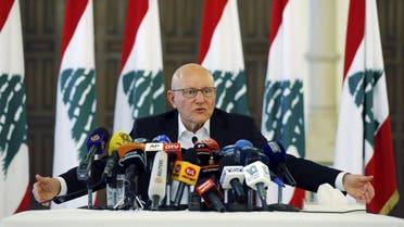 Lebanon's Prime Minister Tammam Salam speaks during a news conference at the government palace in Beirut, Lebanon, August 23, 2015. (Reuters)