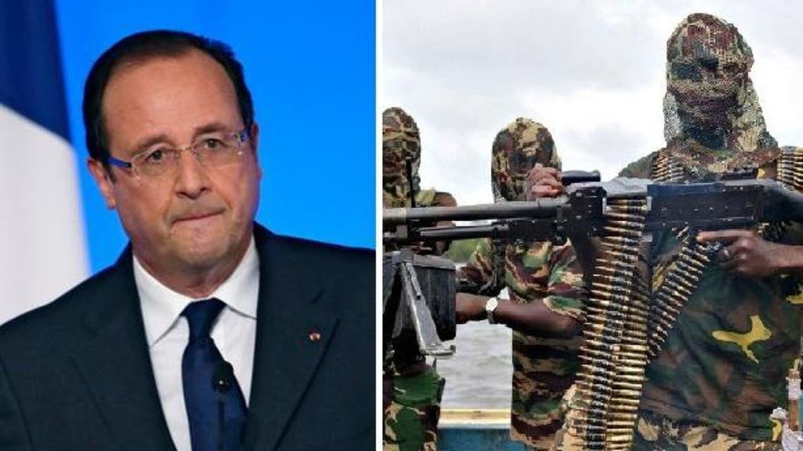 French President Francois Hollande On Tuesday offered to organize an international meeting on tackling jihadist group Boko Haram. (AFP/ Reuters)