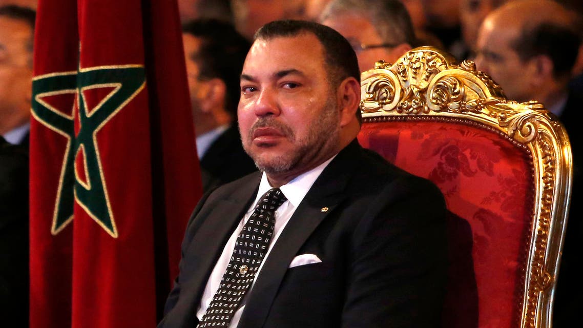 Mohammed VI, king of Morocco chairs the launching of the 2014-2020 national industrial growth plan, a leading program following suit to the "Emergence Strategy", in Casablanca, Morocco, Wednesday, April 2, 2014. (AP Photo/Abdeljalil Bounhar)