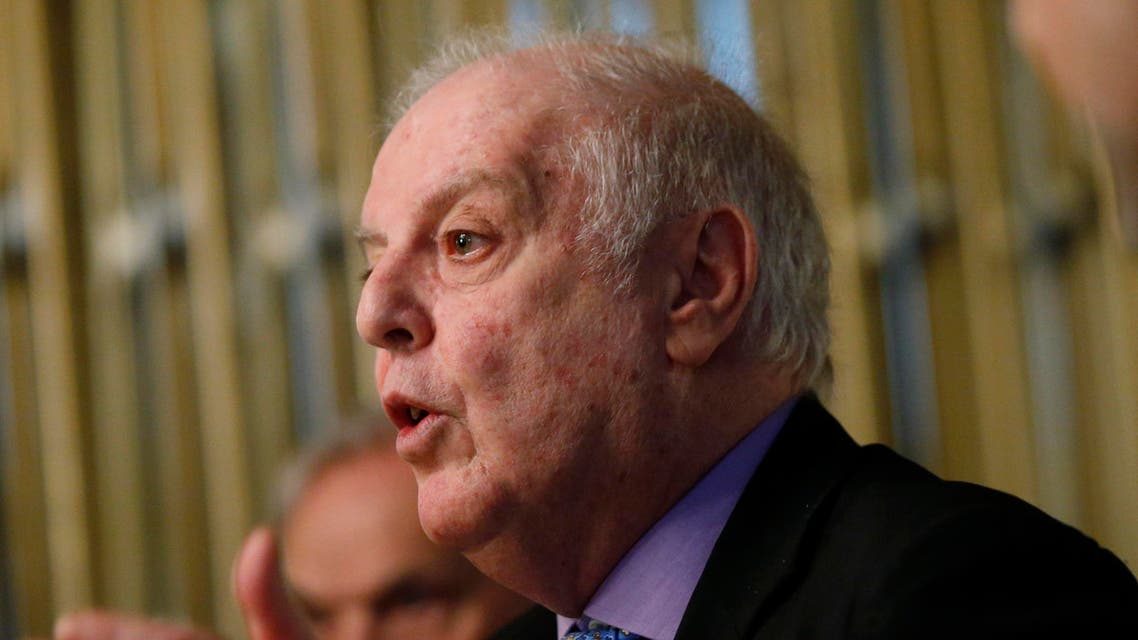 Argentine-born conductor Daniel Barenboim attends a news conference at La Scala theater, in Milan, Italy, Friday, Nov. 28, 2014. (AP)