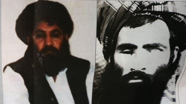 An Afghan newspaper headlines pictures of the new leader of the Afghan Taliban, Mullah Akhtar Mohammad Mansoor, left, and Mullah Mohammad Omar, in Kabul, Afghanistan, Saturday, Aug. 1, 2015. (File photo: AP)