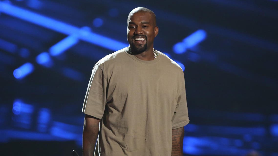 Kanye West accepts the video vanguard award at the MTV Video Music Awards. (AP)