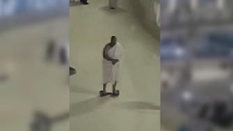 High tech tawaf? Pilgrim rides a hoverboard at Makkah’s Grand Mosque