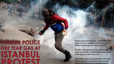 Infographic: Turkish police fire tear gas at Istanbul protest