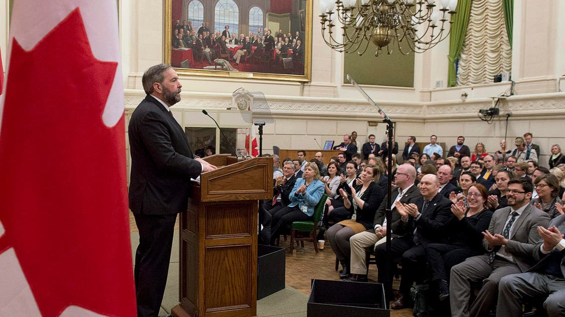 NDP leader Tom Mulcair