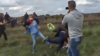 Hungarian reporter fired after deliberately tripping Syrian refugee 