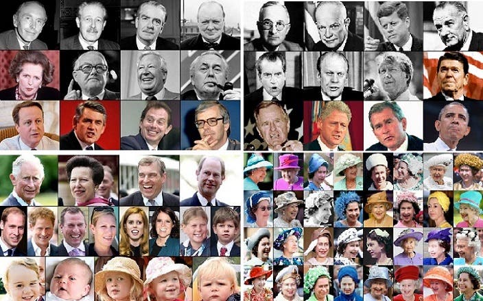 عاصرت 12 رئيسا أميركيا و 12 رئيس وزراء بريطانيا، ويبدو أبناؤها الأربعة وأحفادها الثمانية وأبناؤهم الخمسة