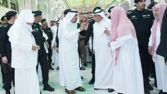 King Salman visits site and injured in tragic crane crash
