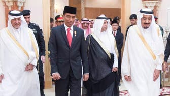 Saudi king meets Indonesian president in Jeddah