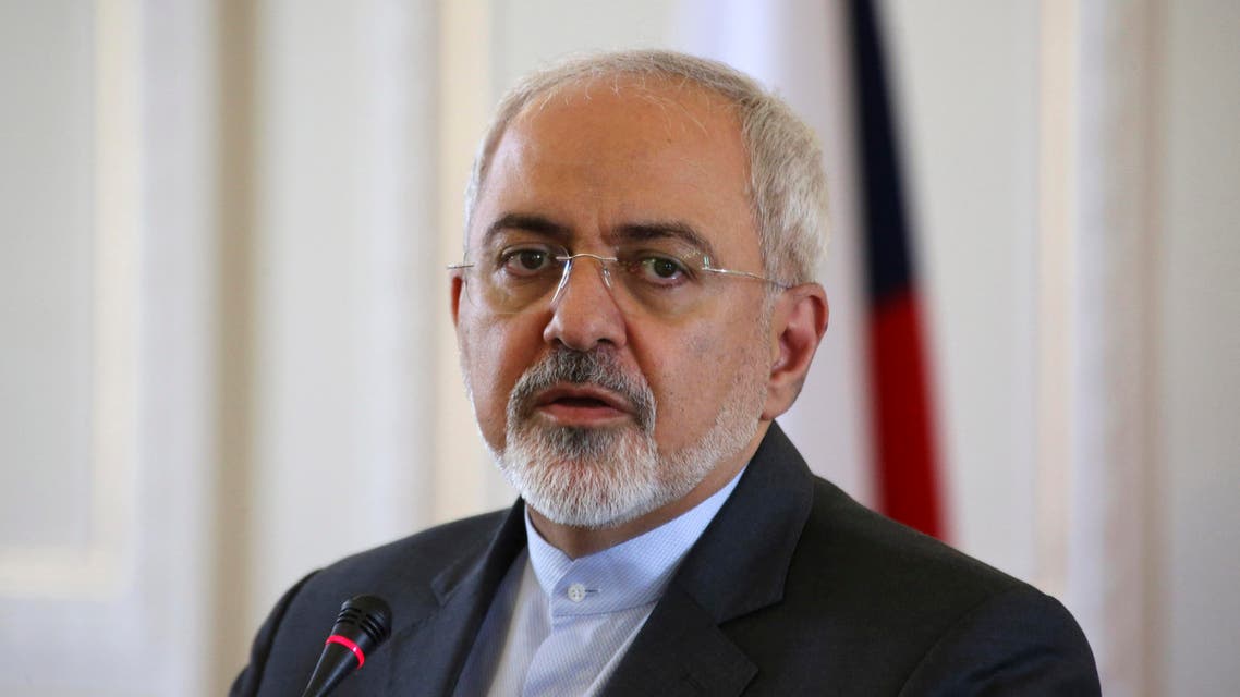 Iranian Foreign Minister Mohammad Javad Zarif speaks in a joint press conference with his Czech counterpart Lubomir Zaoralek after their talks in Tehran, Iran, Sunday, Sept. 6, 2015. (AP Photo/Vahid Salemi)