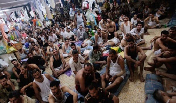 اكتظاظ السجون العراقية بالمعتقلين