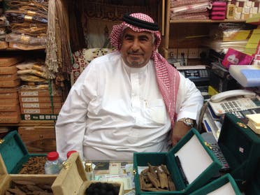 Musaad Mujahed, one of the souk’s veteran salesmen. (Photo: Miles Lawrence)