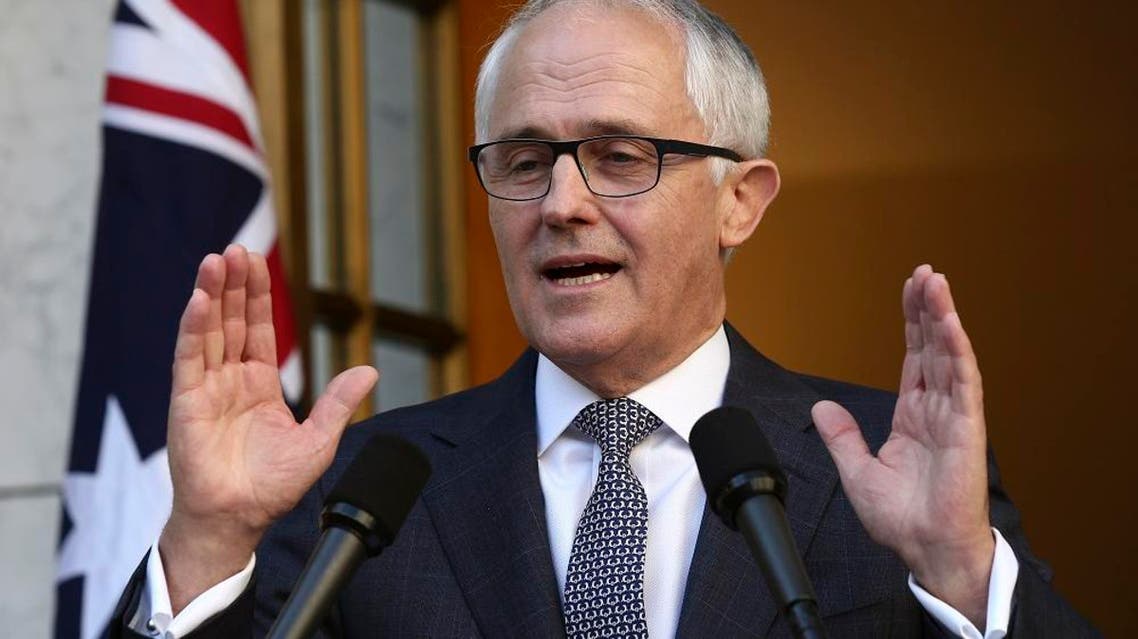 Australia Prime Minister Malcolm Turnbull announces his new cabinet during a press conference at Parliament House in Canberra, Australia, Sunday, Sept. 20, 2015. Turnbull announced sweeping changes to his first Cabinet and promoted more women from two to five, including Australia’s first female Defense Minister Marise Payne. (AP Photo/Rob Griffith)