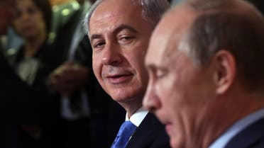 Vladimir Putin and netanyahu file photo AP