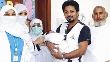 The baby was named Muhammad Ali. The nursing director at the hospital said that the mother is a diabetic and hence she has been given special medical care. (Saudi Gazette)