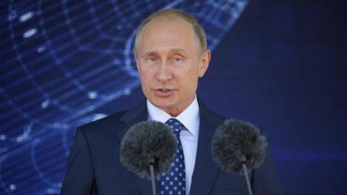 Russian President Vladimir Putin delivers a speech during an opening ceremony of the MAKS International Aviation and Space Salon in Zhukovsky, outside Moscow, Russia, August 25, 2015. Reuters