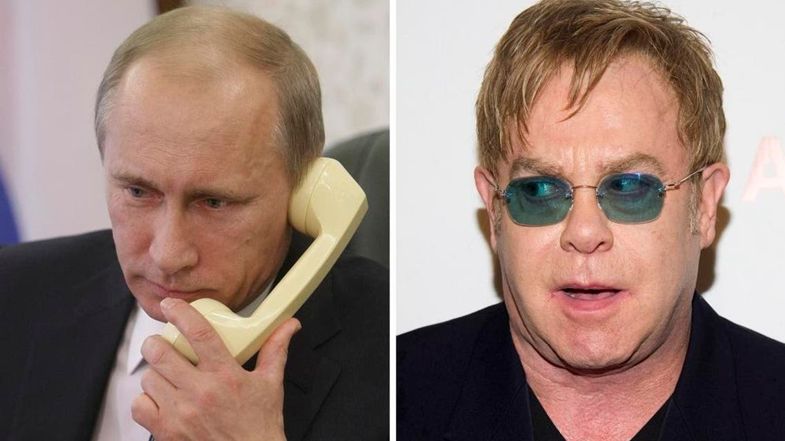 Putin Calls Elton John And This Time Its Real Says Kremlin Al