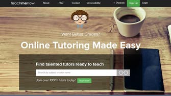 Dubai-based site ‘Teach Me Now’ boosts online tutoring