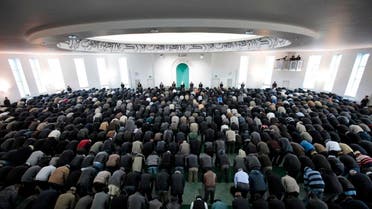 Worshippers from the Ahmadiyya Muslim community attend Friday prayers at the Baitul Futuh Mosque in south London, Friday, Feb. 18. 2011. According to the community, a sect of Islam that was founded in 1889 and represented in more than 180 countries, the mosque is the largest in western Europe. (AP Photo/Lefteris Pitarakis)