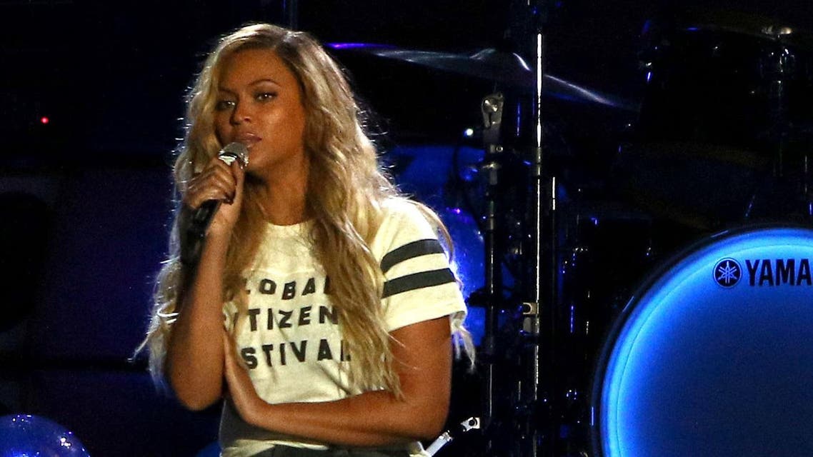 Beyonce perform at the Global Citizen Festival in Central Park on Saturday, Sept. 26, 2015, in New York. ap