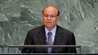 Yemen’s Hadi urges Houthis to lay down arms 