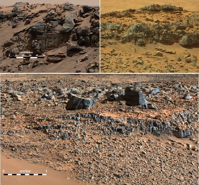 المريخ عالم قائم بذاته من الصخور والأحجار والرمال، لكن ناسا أضافت اليه الماء أيضا