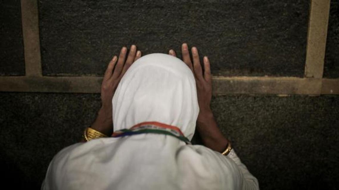 In this Monday, Sept. 21, 2015 photo, a Muslim pilgrim prays at the Kaaba, the cubic building at the Grand Mosque in the Muslim holy city of Makkah. (AP)