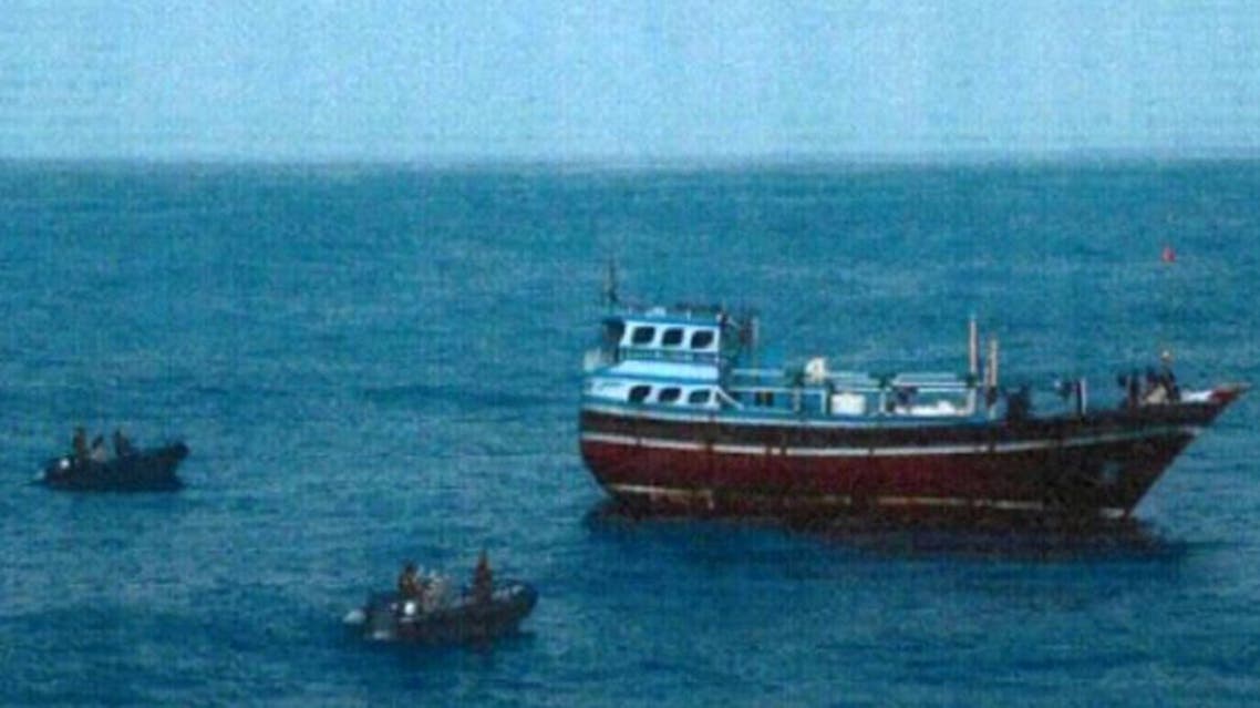 زورق إيراني في بحر العرب الحدث