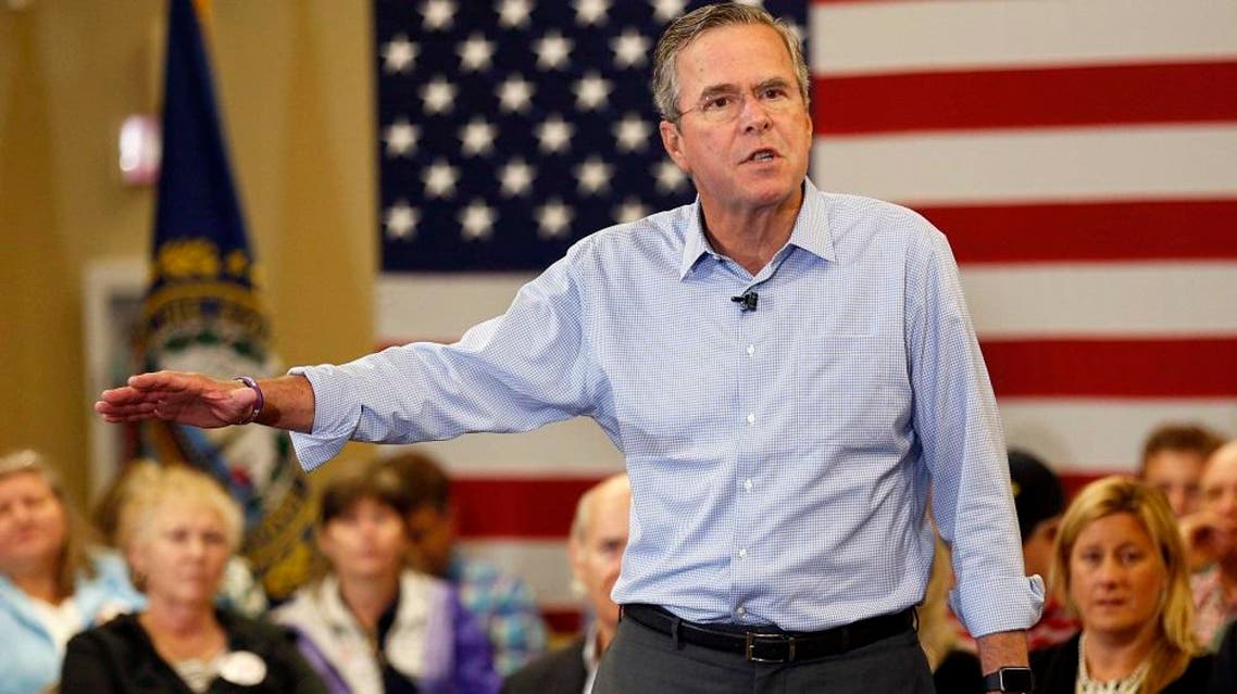 In this Sept. 30, 2015 file photo, Republican presidential candidate former Florida Gov. Jeb Bush speaks during a campaign stop in Bedford ap