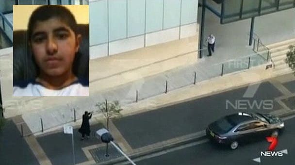 المراهق فرهاد في الاطار، واطلاقه النار على الشرطي