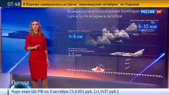Russian TV forecasts ‘good weather for bombing’ in Syria