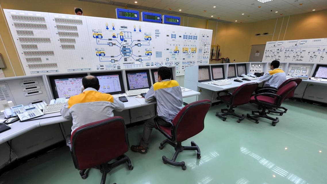 In this photo taken in 2010, Iranian technicians work at the Bushehr nuclear power plant, outside the southern city of Bushehr. (AP)