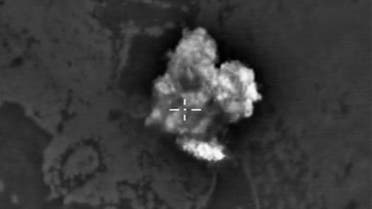 غارة لطائرة روسية على موقع لتنظيم داعش في سوريا